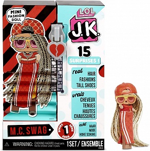 LOL Surprise M.C. Swag Мини Модницы J.K. с 15 сюрпризами (MGA Entertainment, 570769)
